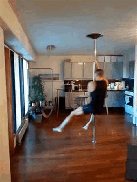 fat guy pole dance|Man Pole Dance GIFs .